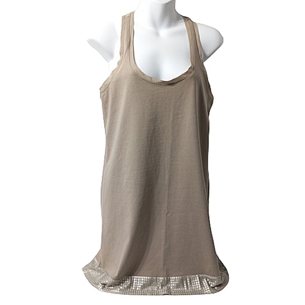 GapBody Swim Suit Cover Up With Polka Dot Mesh Trim